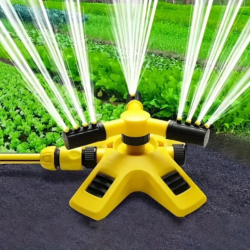 Gardening Tools Plastic - رأس رشاش دوار أوتوماتيكي 360 درجة