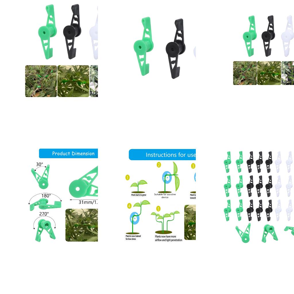 Gardening Tools Description - 30 قطعة من مشابك تدريب النباتات