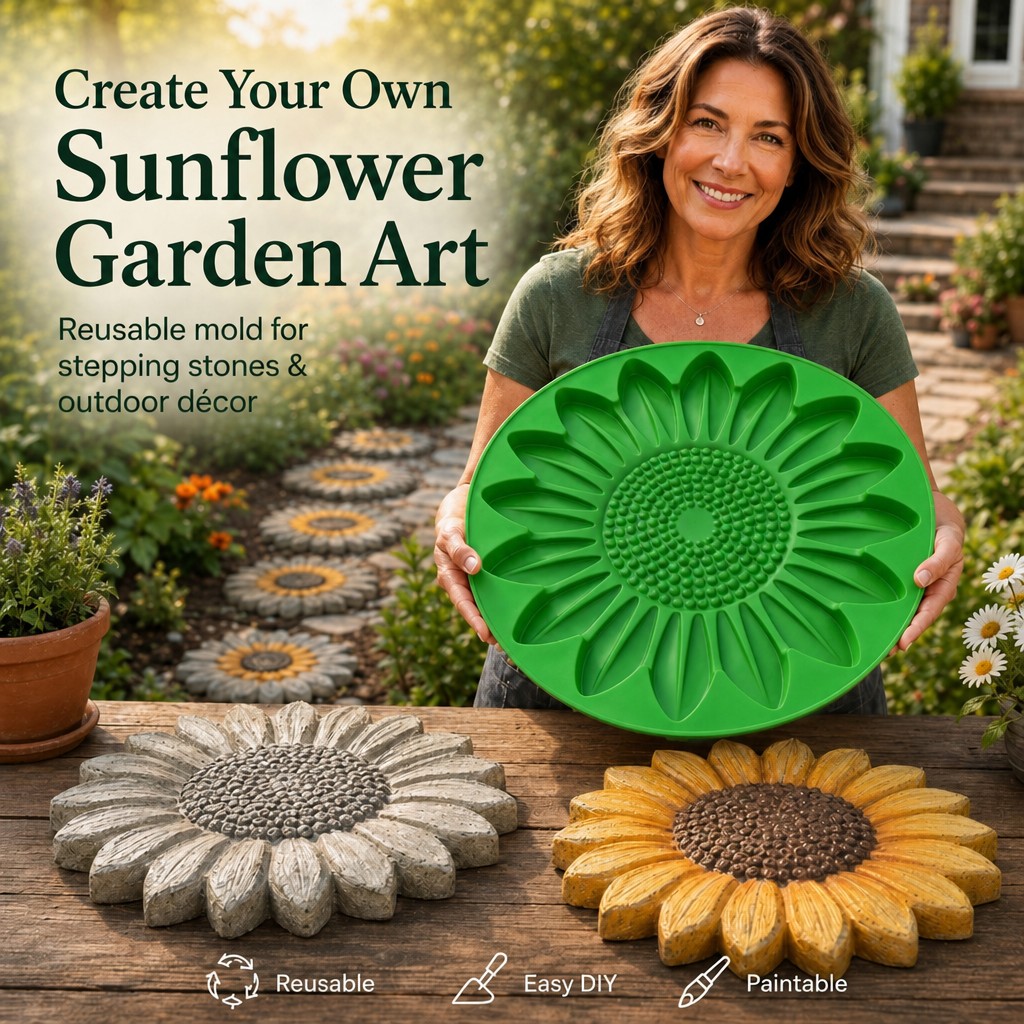 Gardening Tools Bundle - مجموعة قوالب حجرية على شكل زهرة