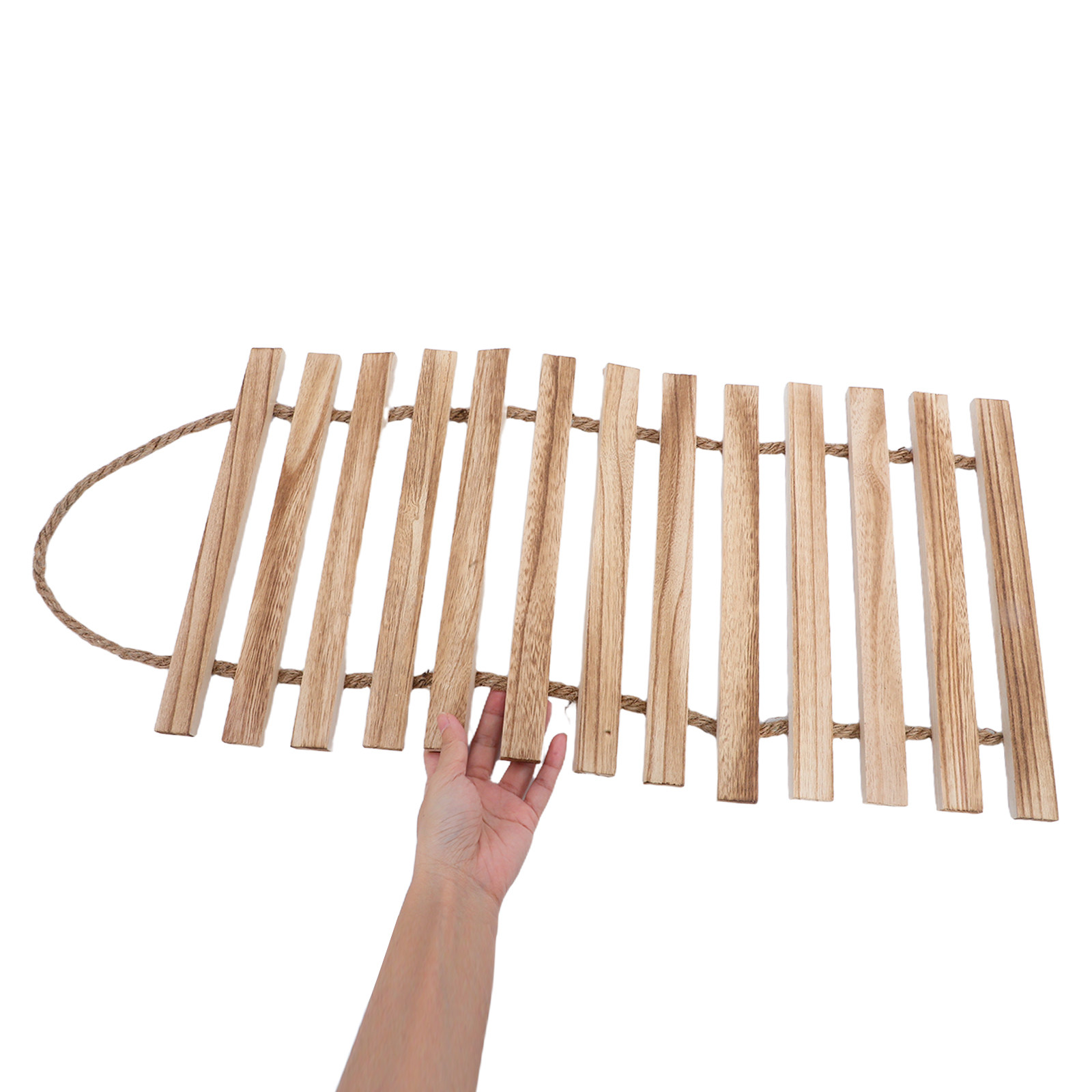Vertical Wall Planter - رف حائطي من الخشب الصلب لتعليق