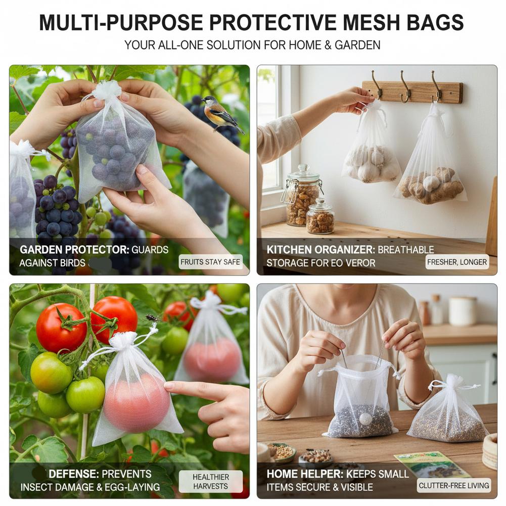 Grow Bags - 50 قطعة من أكياس حماية الفاكهة