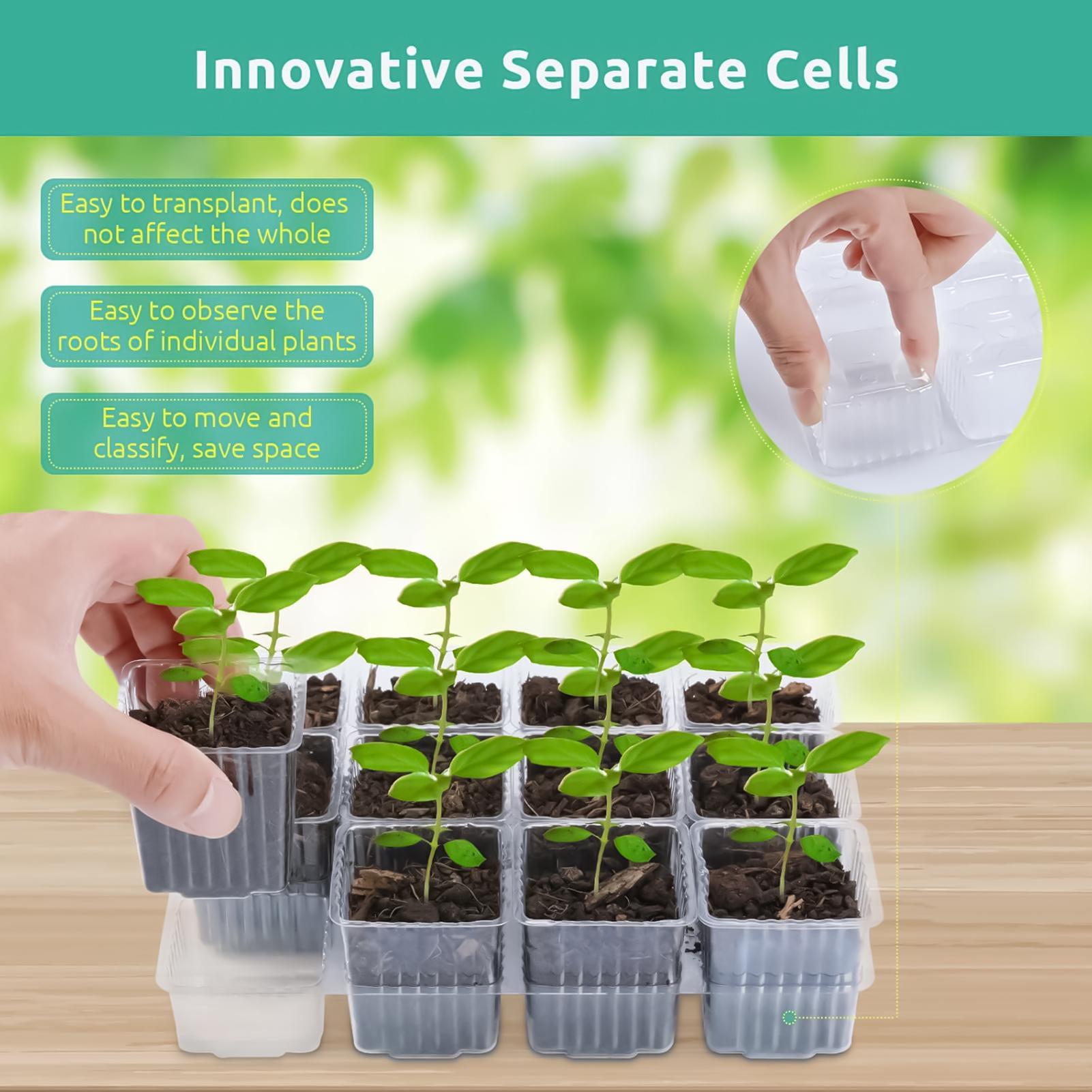 Propagation Tray Dome - مجموعة من 7 صواني لبدء زراعة