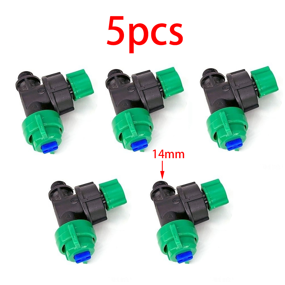 Gardening Tools Plastic - 5 قطعة تركيبات أنبوب الرش مشبك