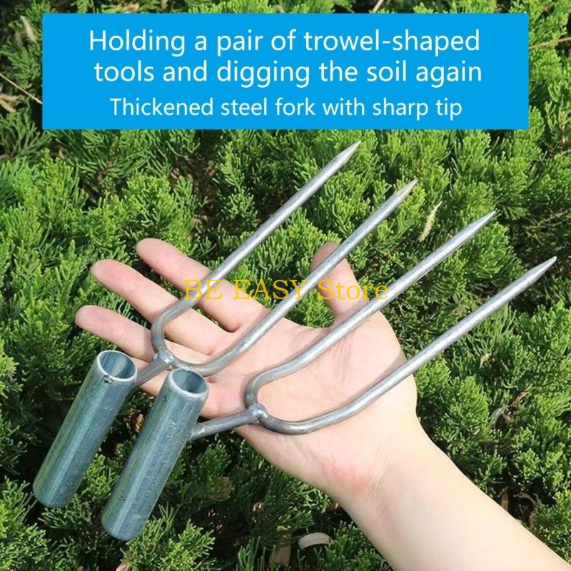 E28F المهنية الحديد حفر شوكة ا - مراجعة Gardening Tools Description وسعره