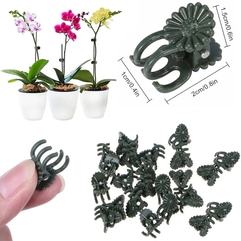 50 قطعة مشابك نباتات خضراء داك - مراجعة Gardening Tools Bundle وسعره
