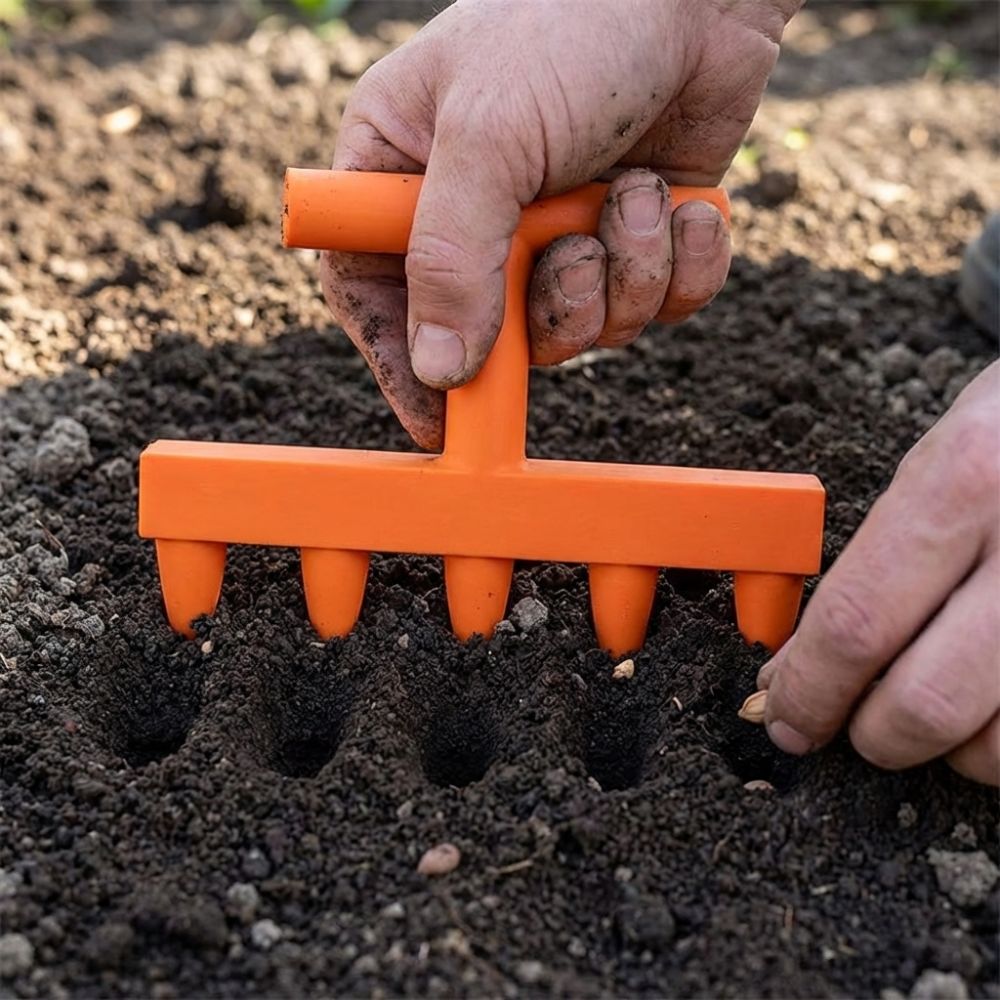 أداة حفر التربة البلاستيكية ذا - مراجعة Garden Row Marker وسعره