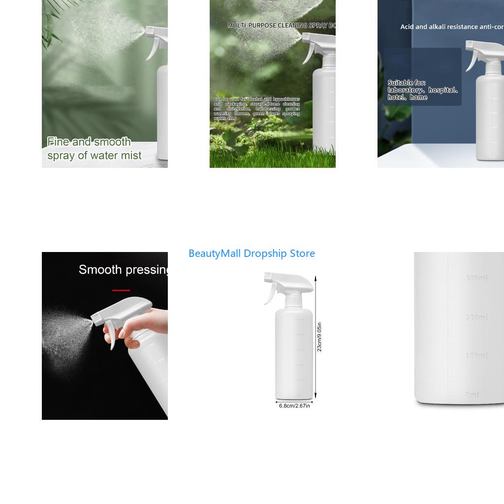 زجاجة بخاخ مريحة سعة 500 مل مع - مراجعة Gardening Tools Description وسعره