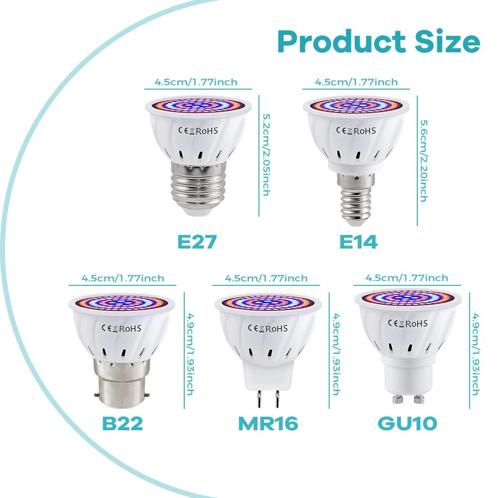 مصباح نمو النباتات E27 LED كام - مراجعة Gardening Tools Brands وسعره