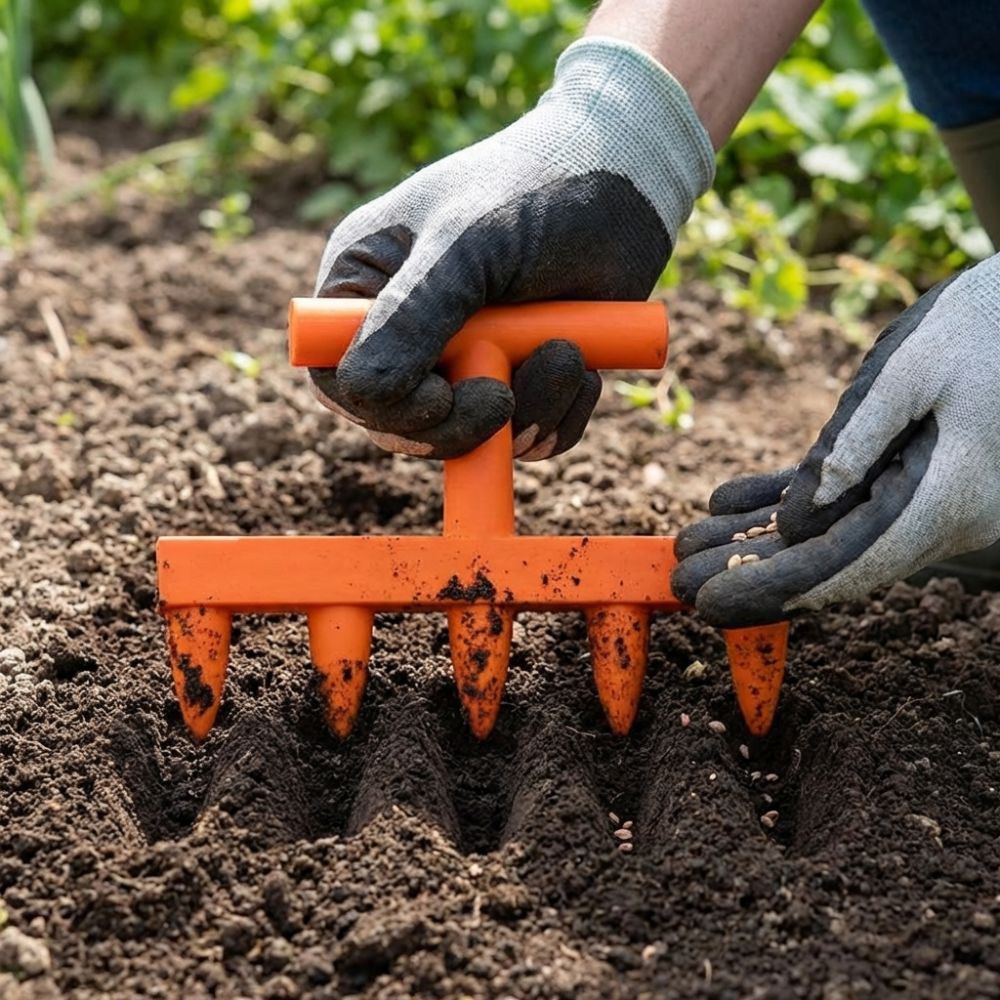 أداة حفر ثقوب التربة البلاستيك - مراجعة Garden Row Marker وسعره