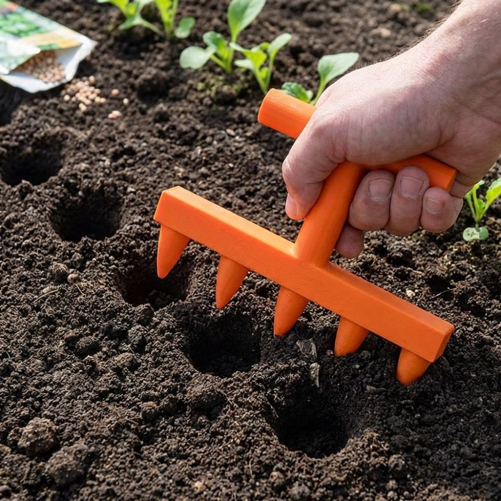 أداة حفر ثقوب التربة البلاستيك - مراجعة Garden Row Marker وسعره