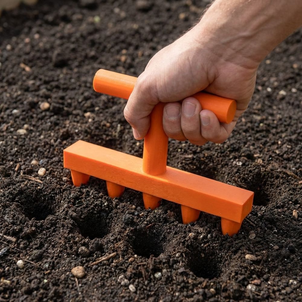أداة حفر ثقوب التربة البلاستيك - مراجعة Garden Row Marker وسعره