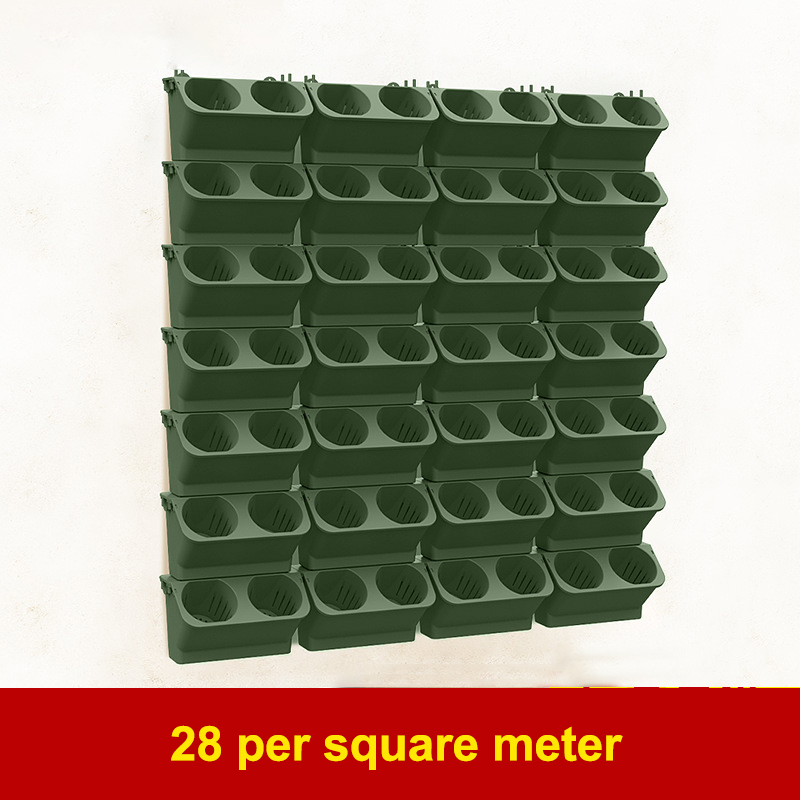 1 قطعة جدار زارع اناء للزهور م - مراجعة Vertical Wall Planter وسعره