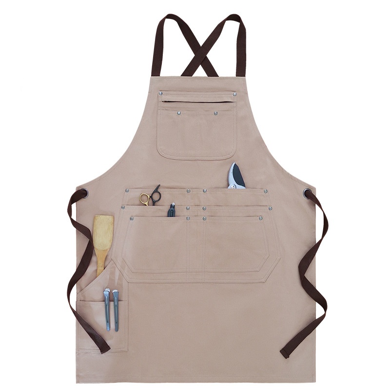 مريلة أدوات متعددة الجيوب من ا - مراجعة Gardening Tools Logo وسعره