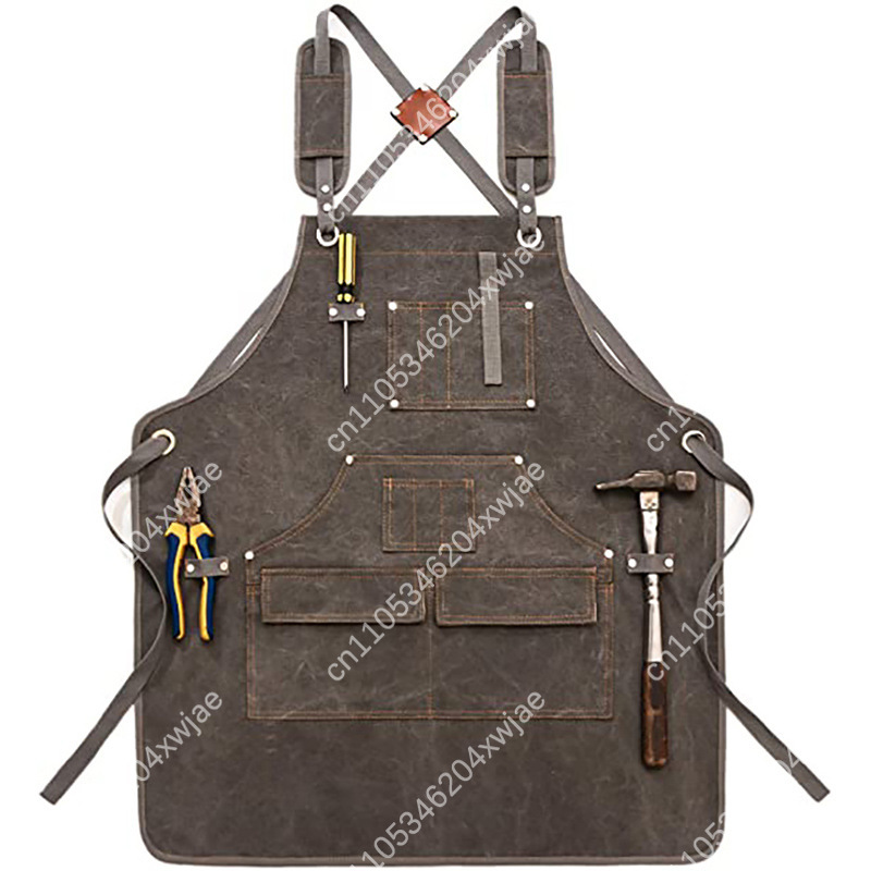 مريلة قماشية متينة مع شعار مخص - مراجعة Gardening Tools Logo وسعره