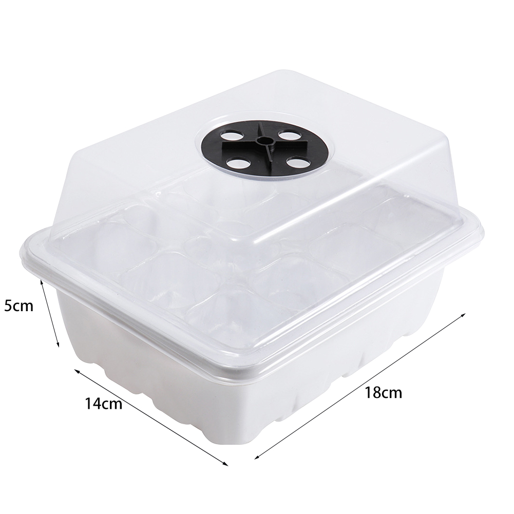 صينية بذور بـ 12 فتحة مع غطاء  - مراجعة Propagation Tray Dome وسعره