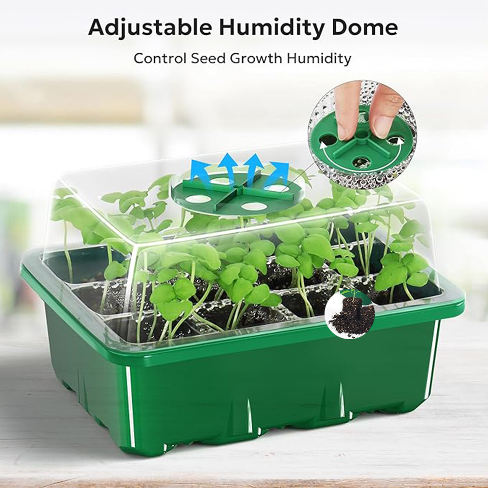 10 قطعة/المجموعة صواني الشتلات - مراجعة Propagation Tray Dome وسعره