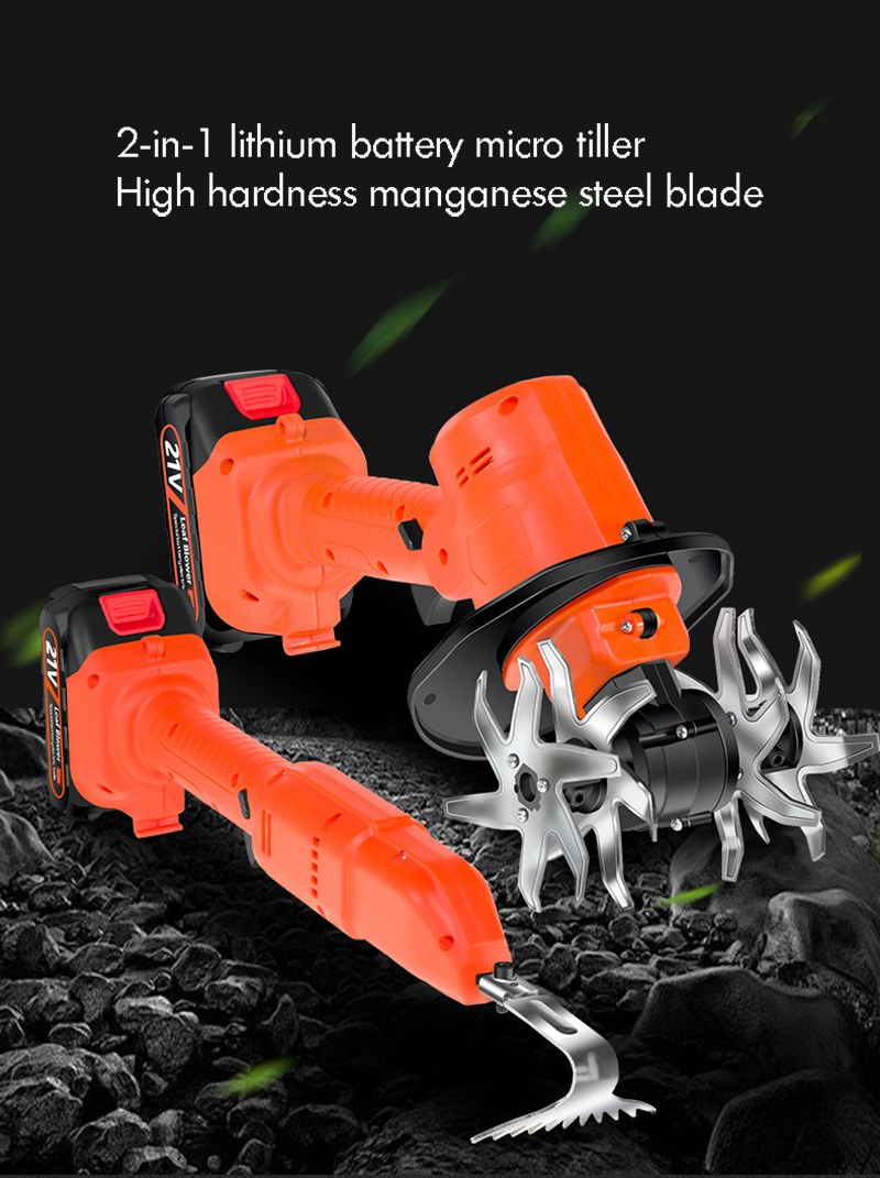 محراث كهربائي لاسلكي ببطارية 1 - مراجعة Gardening Tools Brands وسعره