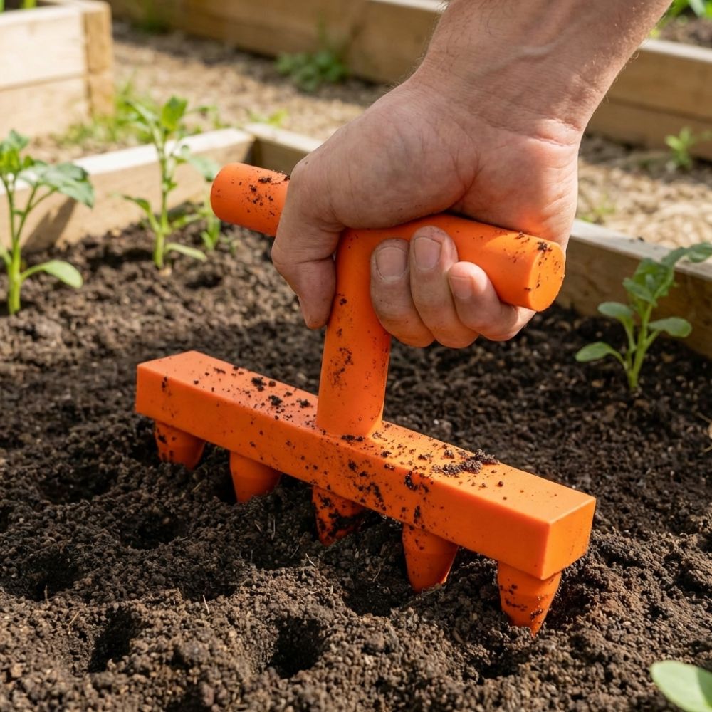 أداة حفر التربة البلاستيكية ال - مراجعة Garden Row Marker وسعره
